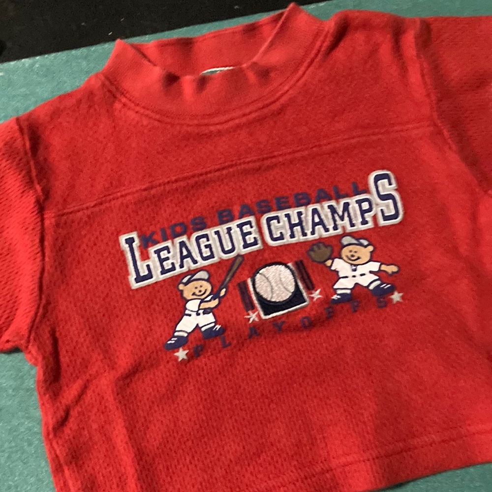 Kids Baseball League Champs t-shirt